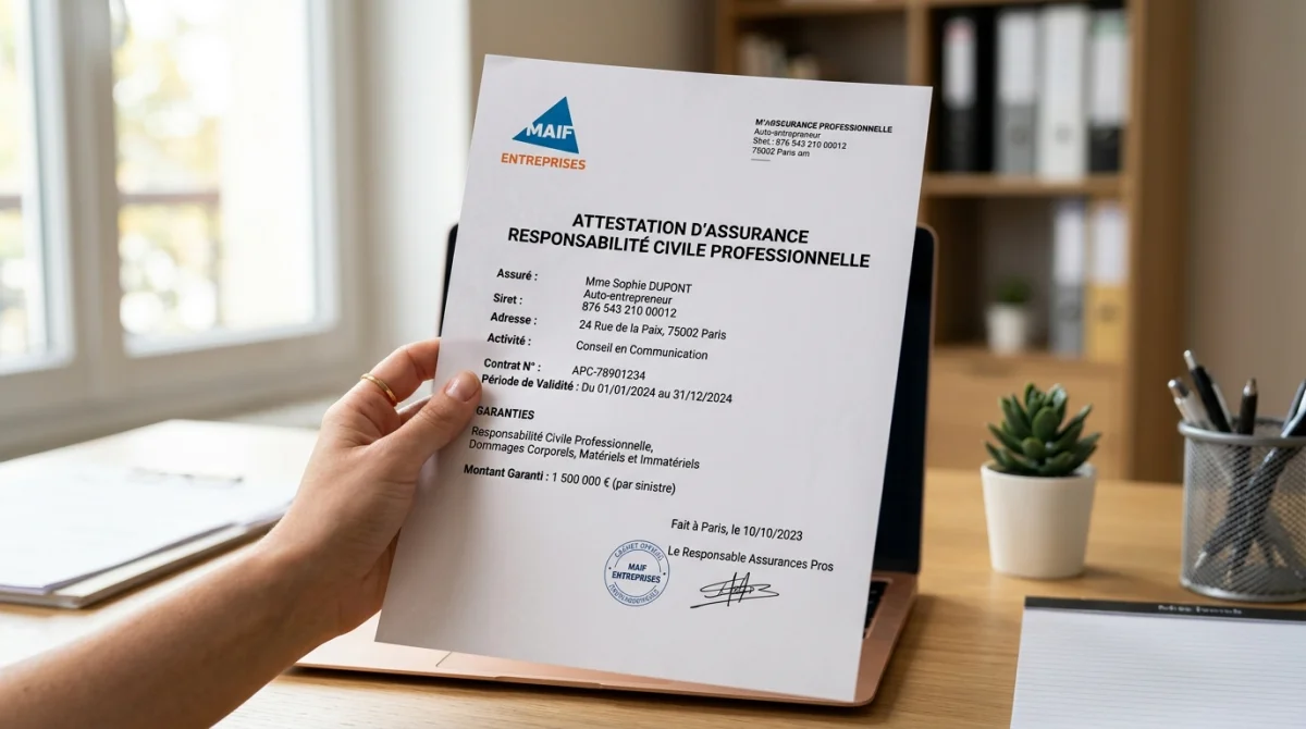 comment savoir si une entreprise est assurée